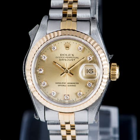 rolex oyster perpetual datejust champagne dial acciaio|rolex oyster perpetual diamond bezel.